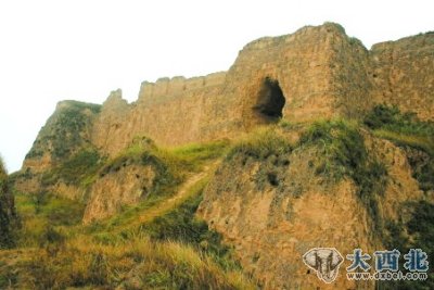 ▲清朝時(shí)期的什川高廟山堡