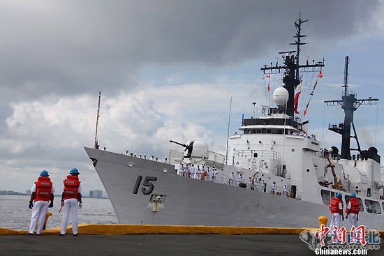 資料圖：菲律賓海軍接收的第一艘美國漢密爾頓級巡邏艦