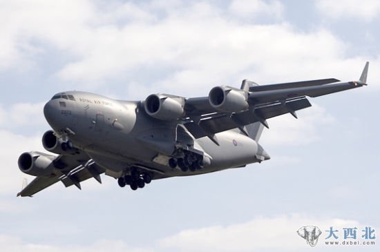 資料圖：英國(guó)皇家空軍將裝備的C-17A戰(zhàn)略運(yùn)輸機(jī)