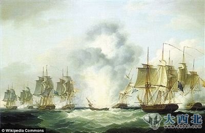 1804年，梅賽德斯號軍艦駛離秘魯橫穿大西洋時(shí)被英國軍艦擊沉，當(dāng)時(shí)船上載有200人。這次沉船給西班牙造成無法彌補(bǔ)的損失，也最終導(dǎo)致了英西開戰(zhàn)。