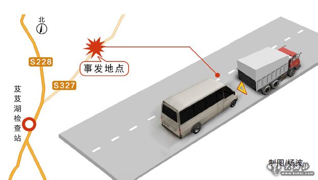 大貨停路上車后傳來碰撞聲 事發(fā)奇臺(tái)縣，追尾客車四死四傷