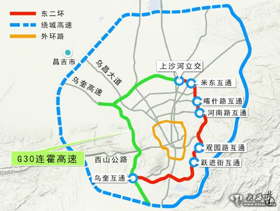 東繞城高速10月30日貫通 烏魯木齊二環(huán)、三環(huán)都有啦