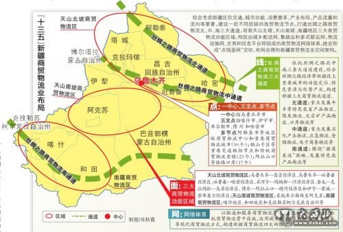 烏魯木齊打造輻射全疆與亞歐國際商貿(mào)物流中心