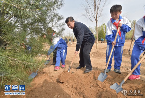 綠化祖國人人盡責 美麗中國是大民生